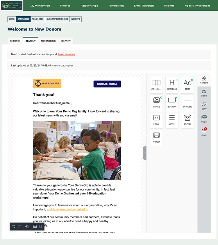 Email Marketing — MonkeyPod screenshot