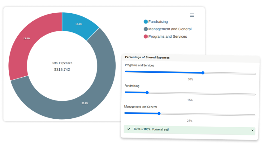 MonkeyPod Statement of Functional Expenses visualization