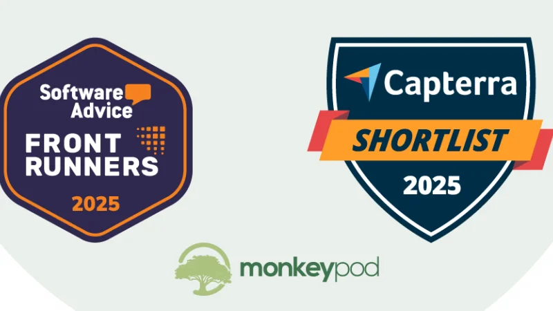 MonkeyPod Recognized with Multiple Accolades from Capterra and Software Advice in 2025