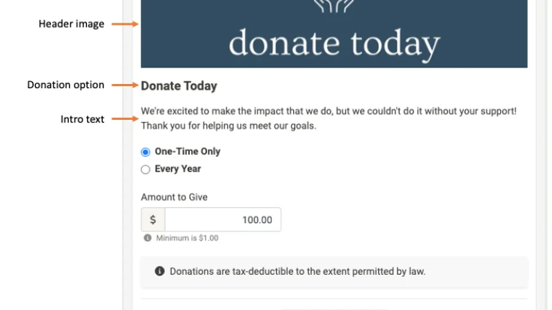 Roadmap Review: Customized Donation Forms and More