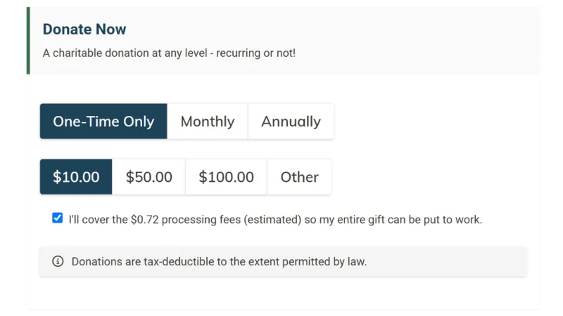 Exciting Fundraising Improvements