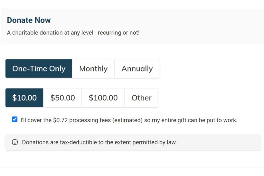 Exciting Fundraising Improvements